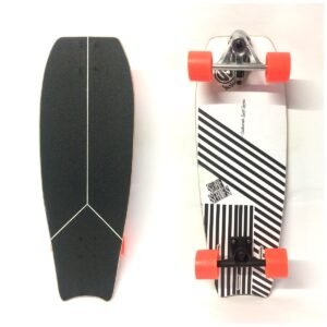 Skate USboards fish bico cortado truck simulador do surf